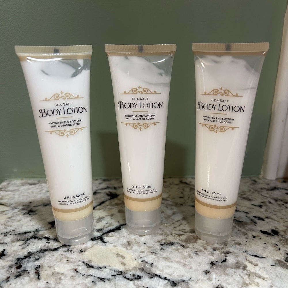 NEW Disney Resorts Sea Salt Body Lotion - set of 3